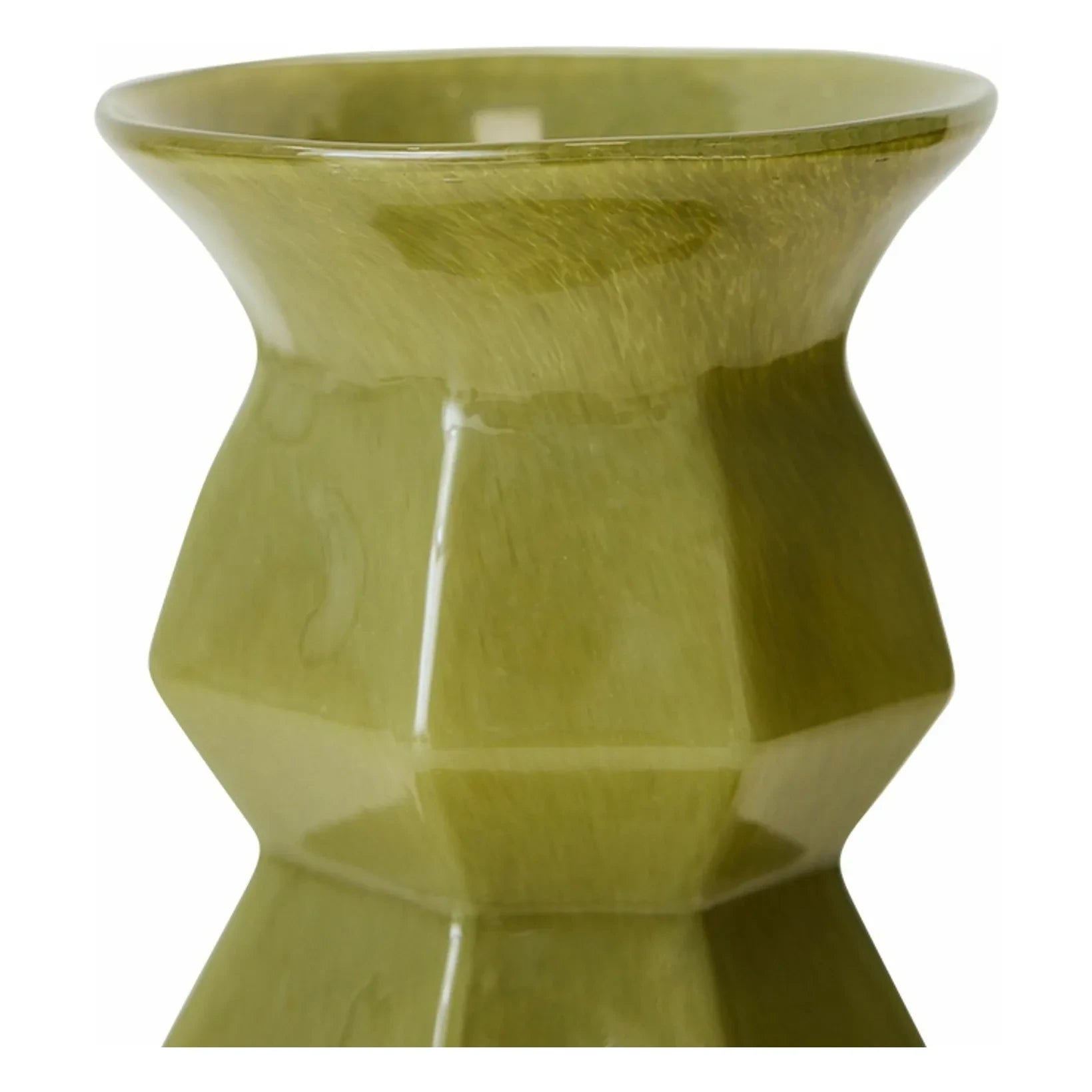 HKliving - Silhouette Glass Vase | Green