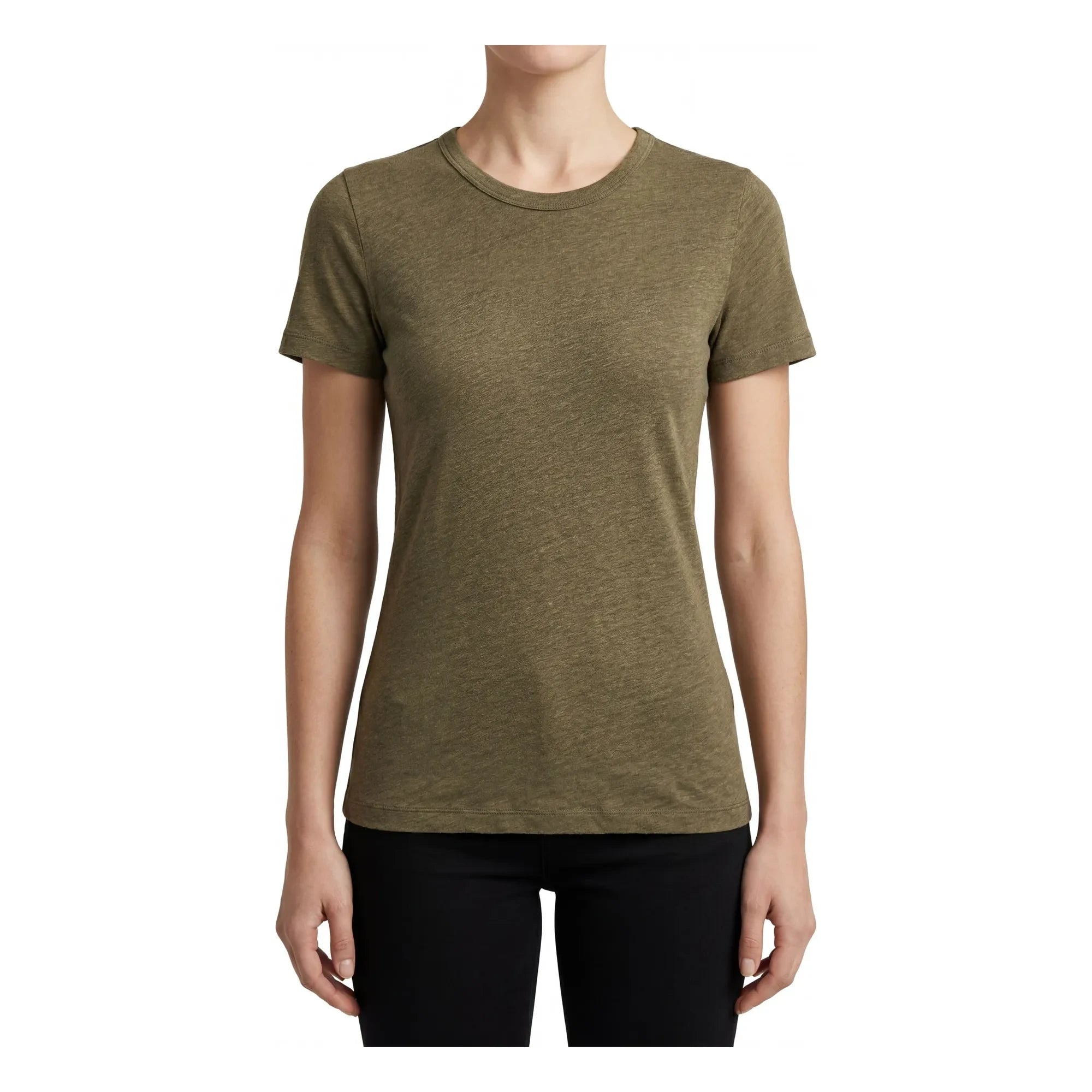 Hod - Miami Leinen-T-Shirt | Khaki