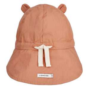 Liewood - Gorm Organic Cotton Anti-UV Reversible Hat | Dust Pink