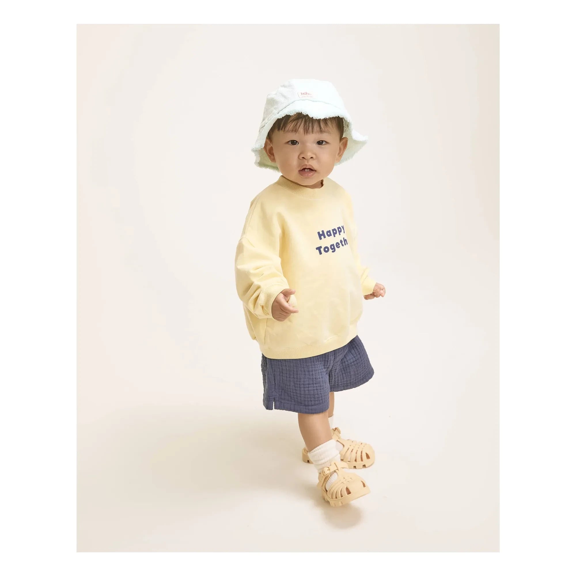 Búho - Happy Together Sweat Organik pamuklu fleece | Sarı