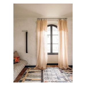 Le Monde Sauvage - Harmattan Cuba Curtain | Orange Pas