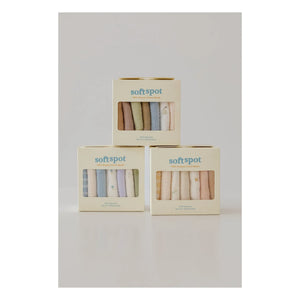 Soft Spot - Organik pamuktan piknik havluları - 7'li Set | Sarı