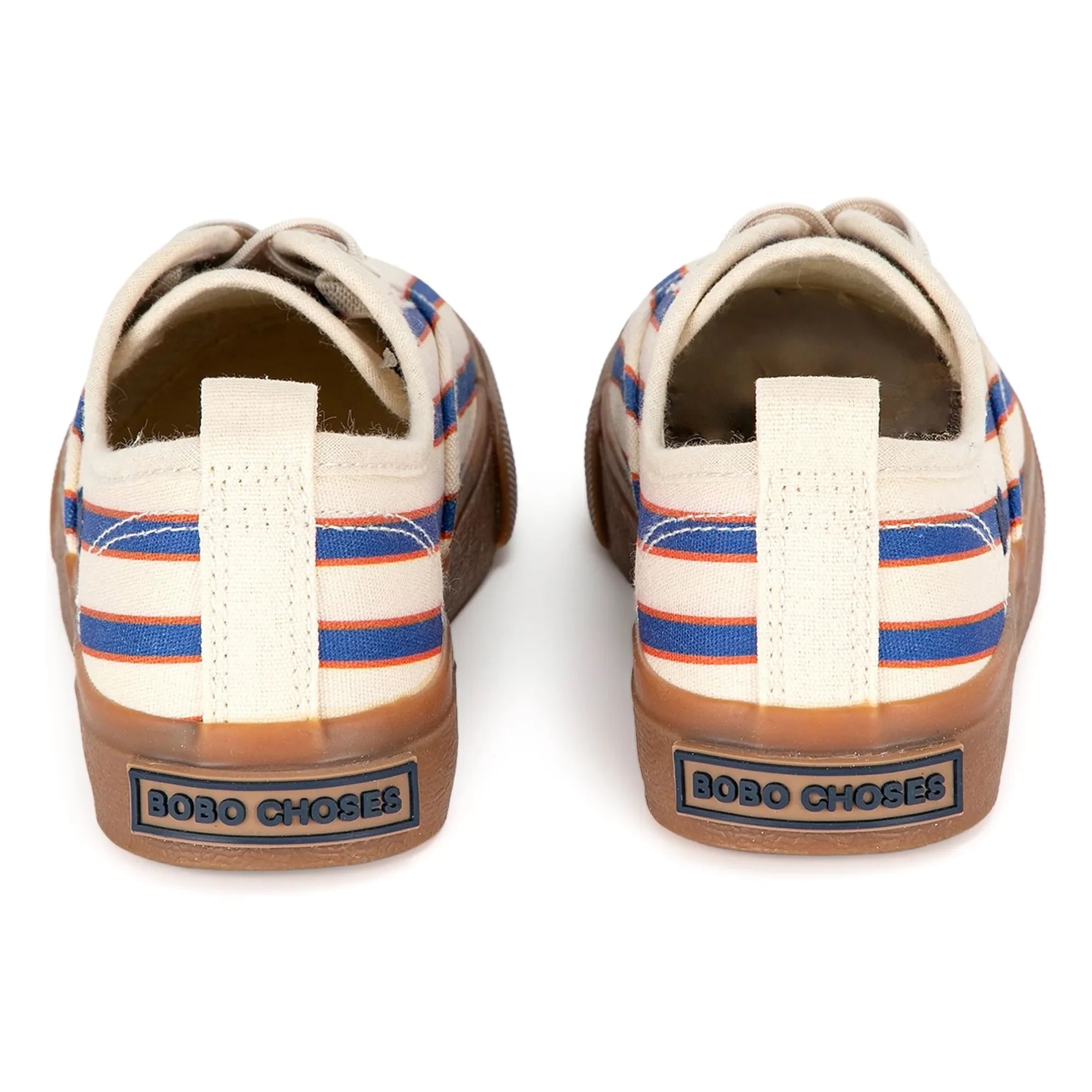 Bobo Choses - Gestreifte Schnürsneaker | Blau