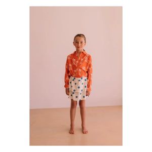 We Are Kids - Organic cotton polka dot lilac skirt | White