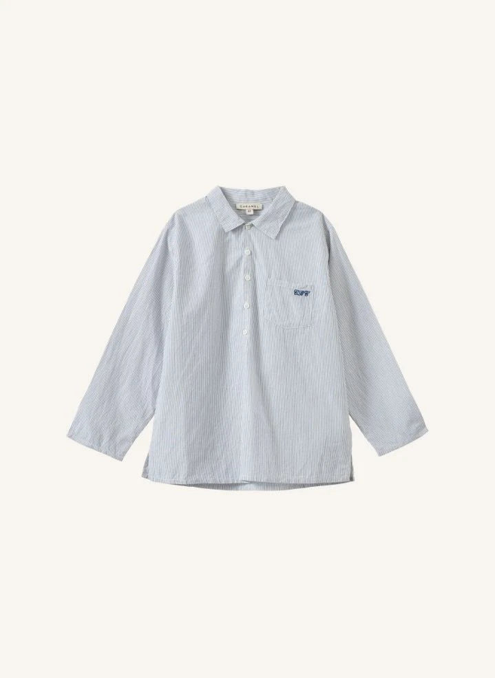 Caramel - Bullshark Striped Shirt | Oats