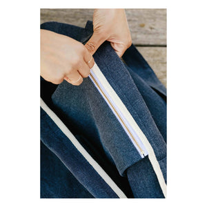 Adorna – Leinen-Einkaufstasche | Marineblau