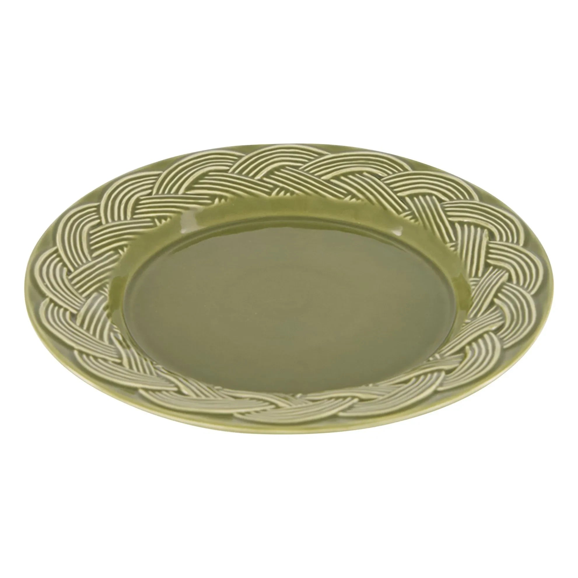 House of Capricorn - Vime dessert plate | Green