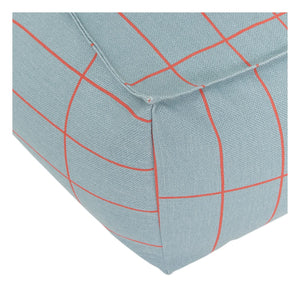 Nobodinoz - Vibes langer Pouf | Blau