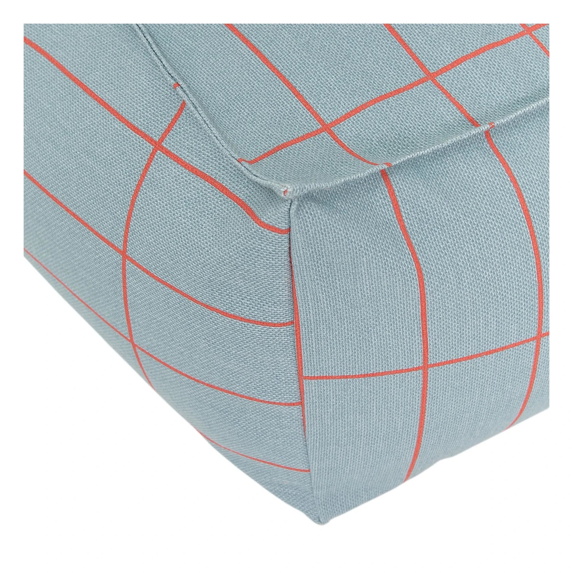 Nobodinoz - Vibes langer Pouf | Blau