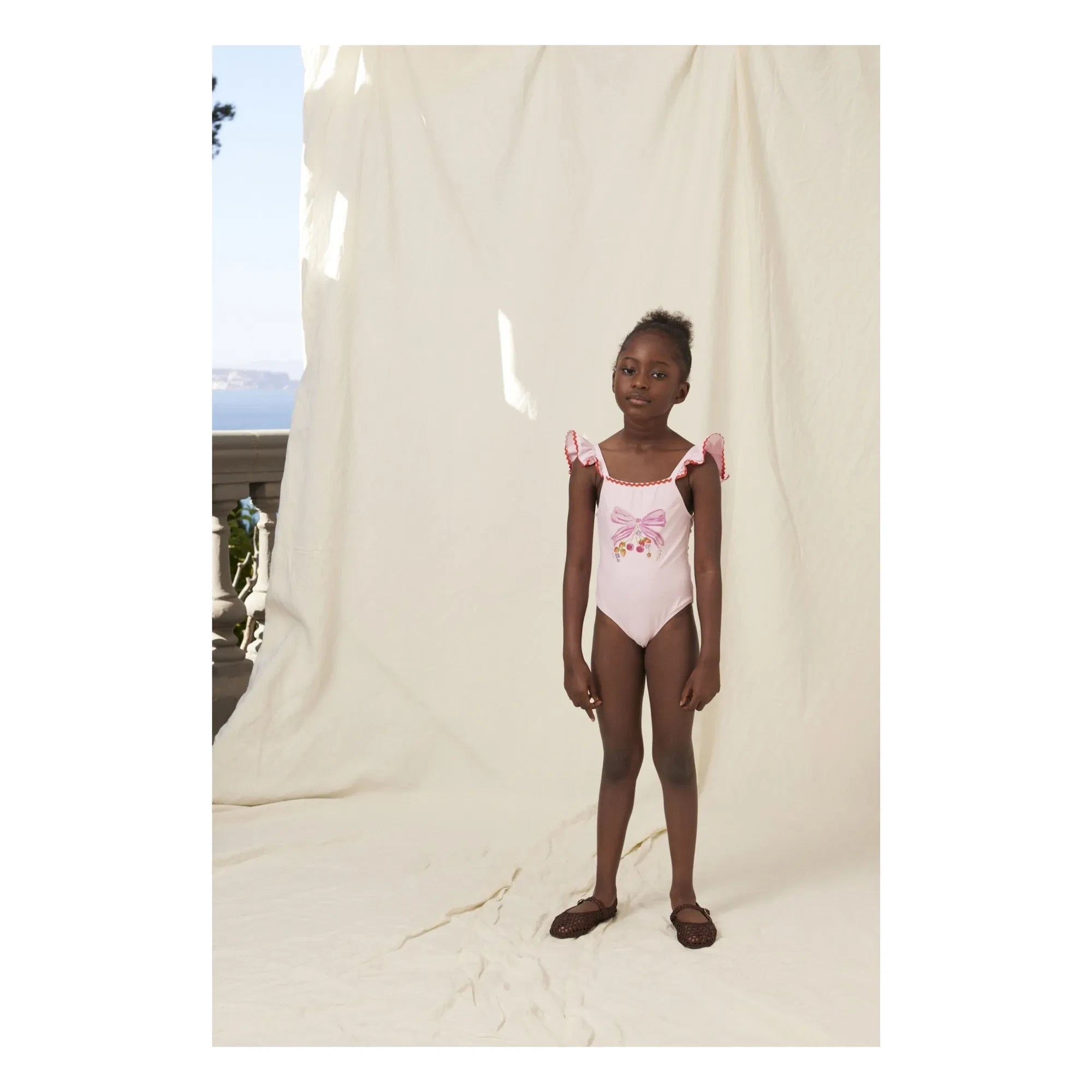 Bebe Organic - Juliet Volanlı Mayo | Pudra pembe