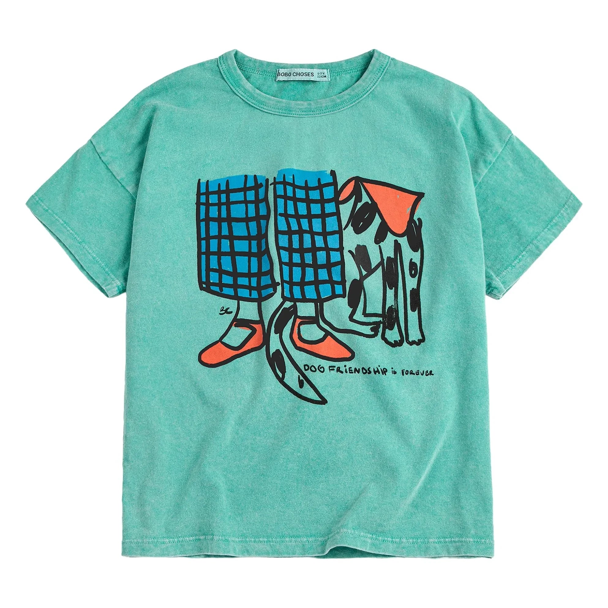 Bobo Choses - Friendship T-Shirt Organic Cotton | Green