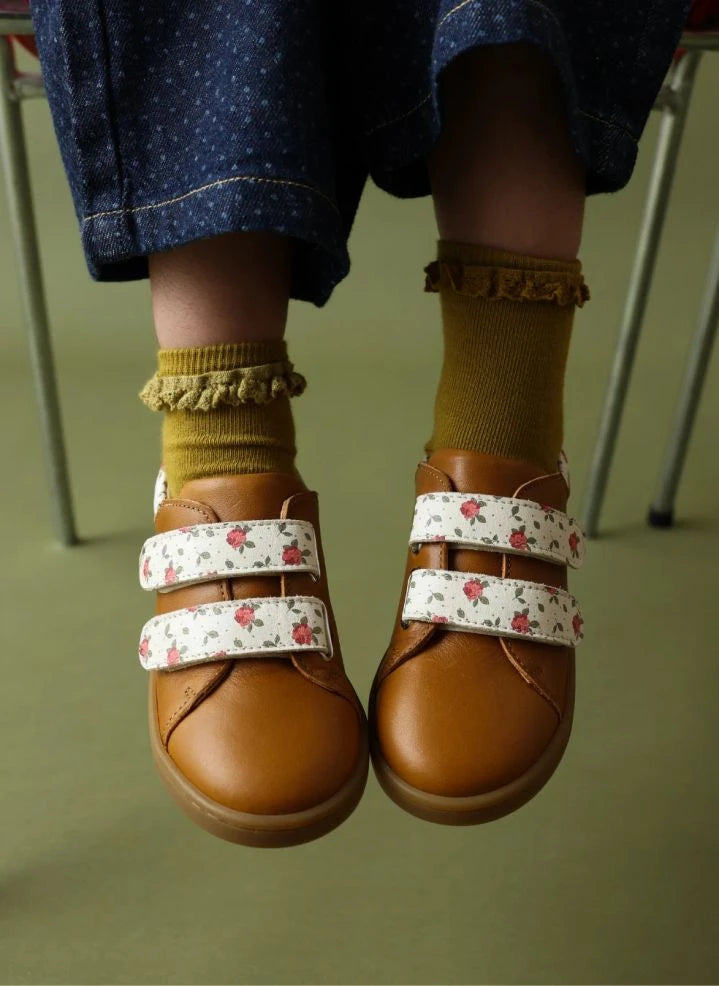 Lazare - Mahaut Çiçek Desenli Sneakerlar | Camel