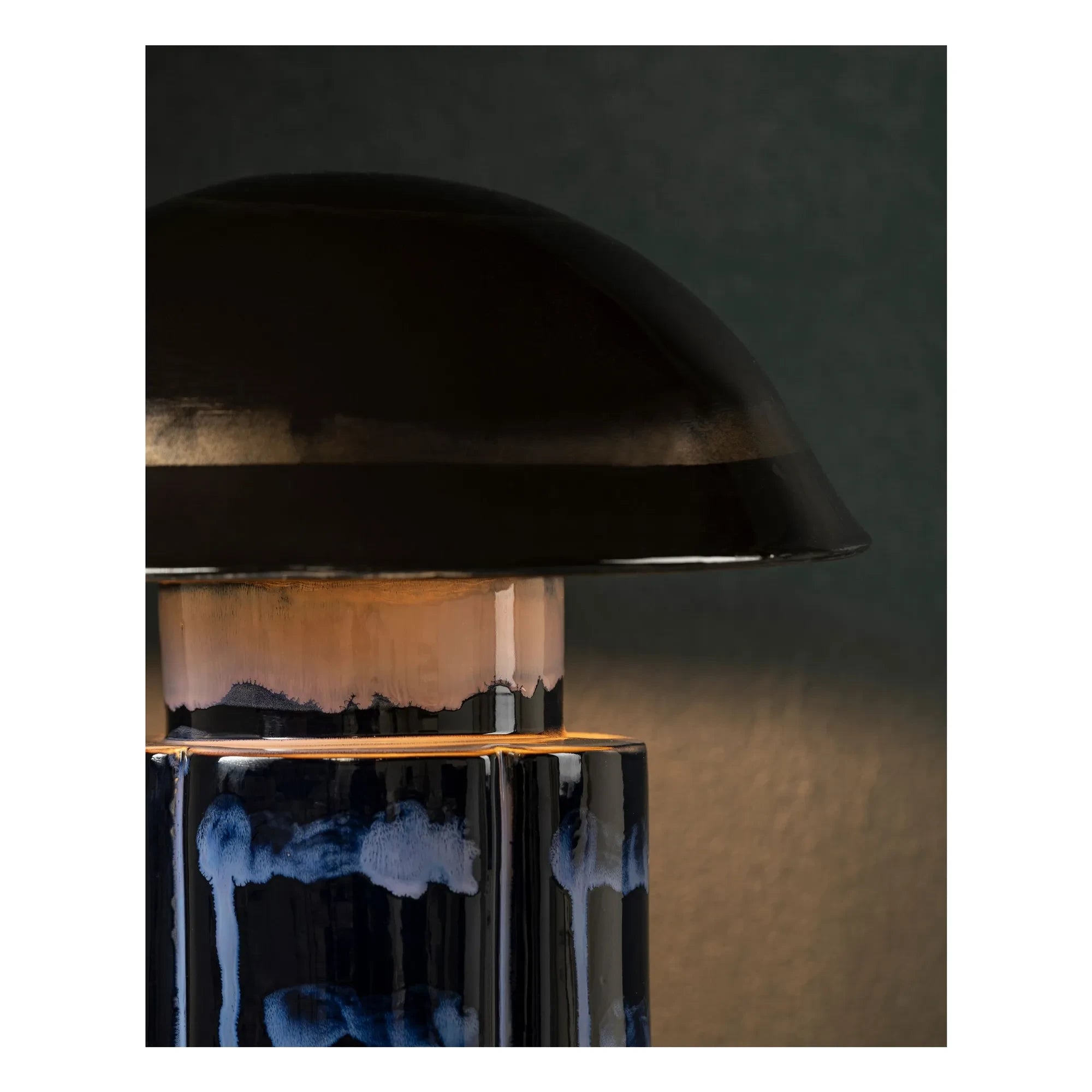 Serax - Stoneware Table Lamp John, Anita Le Grelle | Navy