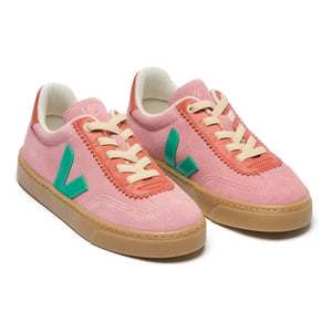 Veja - Veja x Jelly Mallow Küçük Volley Süet Bağcıklı Sneaker | Pembe