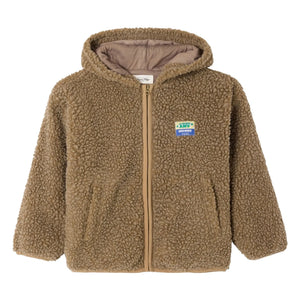 American Vintage - Hoktown Sherpa Kapuzenjacke | Kaffee