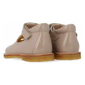 Angulus - Klassische Baby-Schuhe mit Herzmotiv | Hellrosa