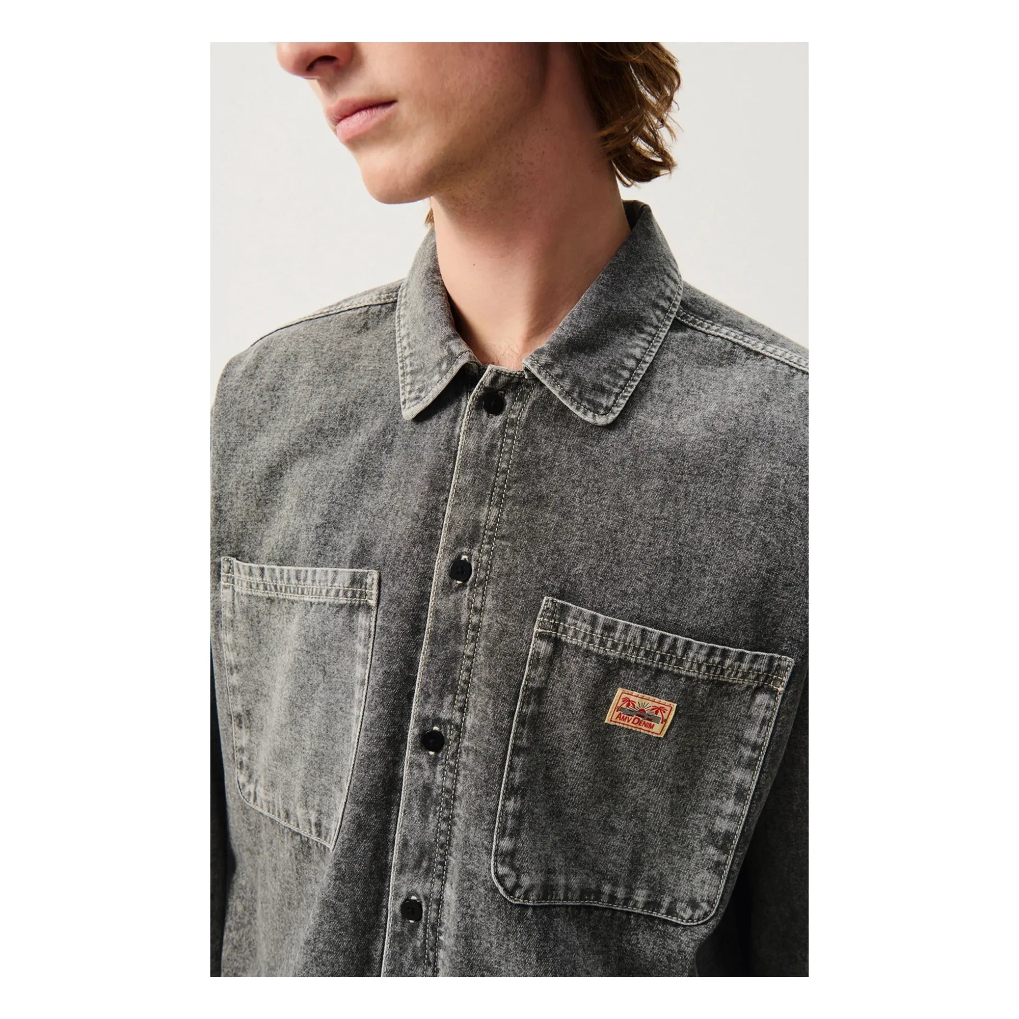 American Vintage - Jazy Hemd | Kohlegrau