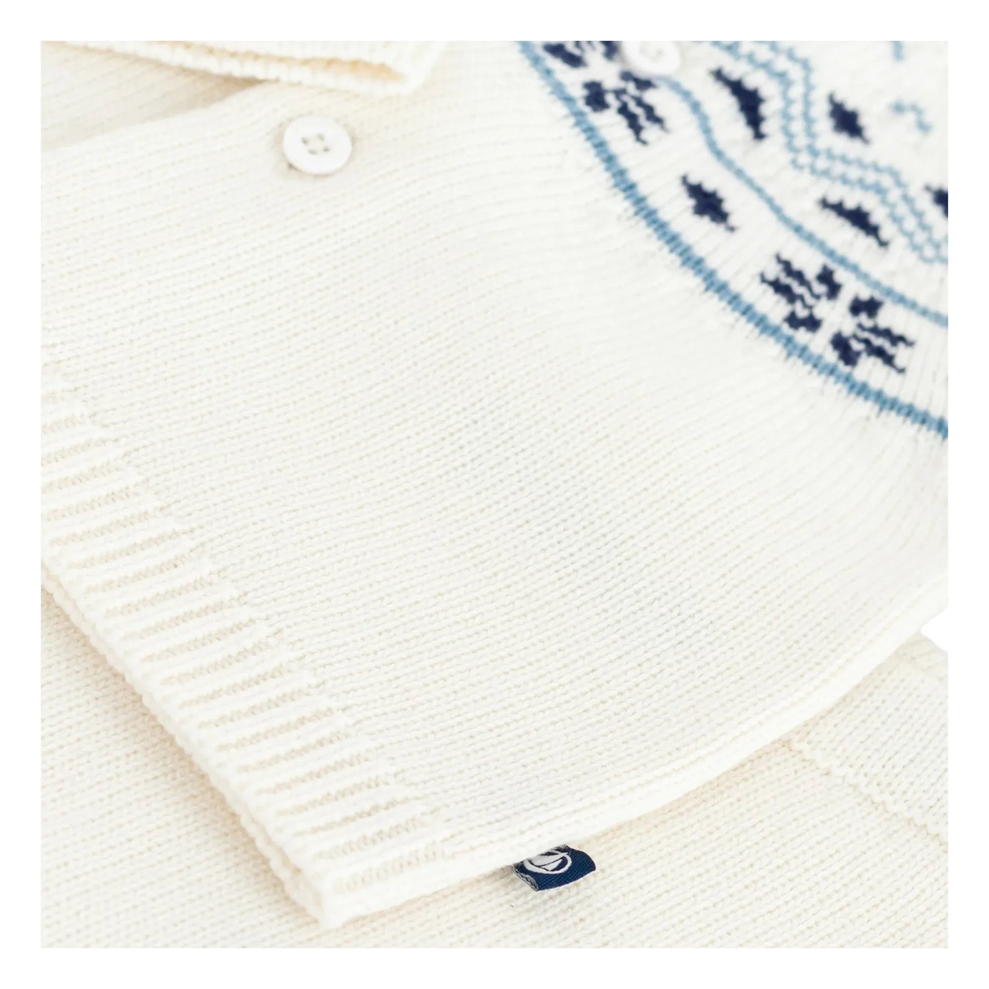 Petit Bateau - Wool Cardigan and Pants Set | Ecru