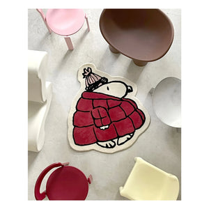 Maison Deux - Peanuts Doudoune halı | Kırmızı