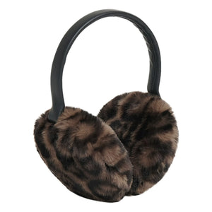 Apparis - Esme Leopard Headband Recycled Fibers | Brown