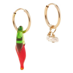 Camille Colette Studio - Pepper & Pearl Earrings | Red