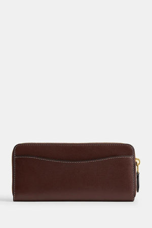Coach kadın deri cüzdan Accordion Zip