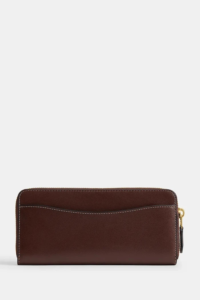 Coach kadın deri cüzdan Accordion Zip