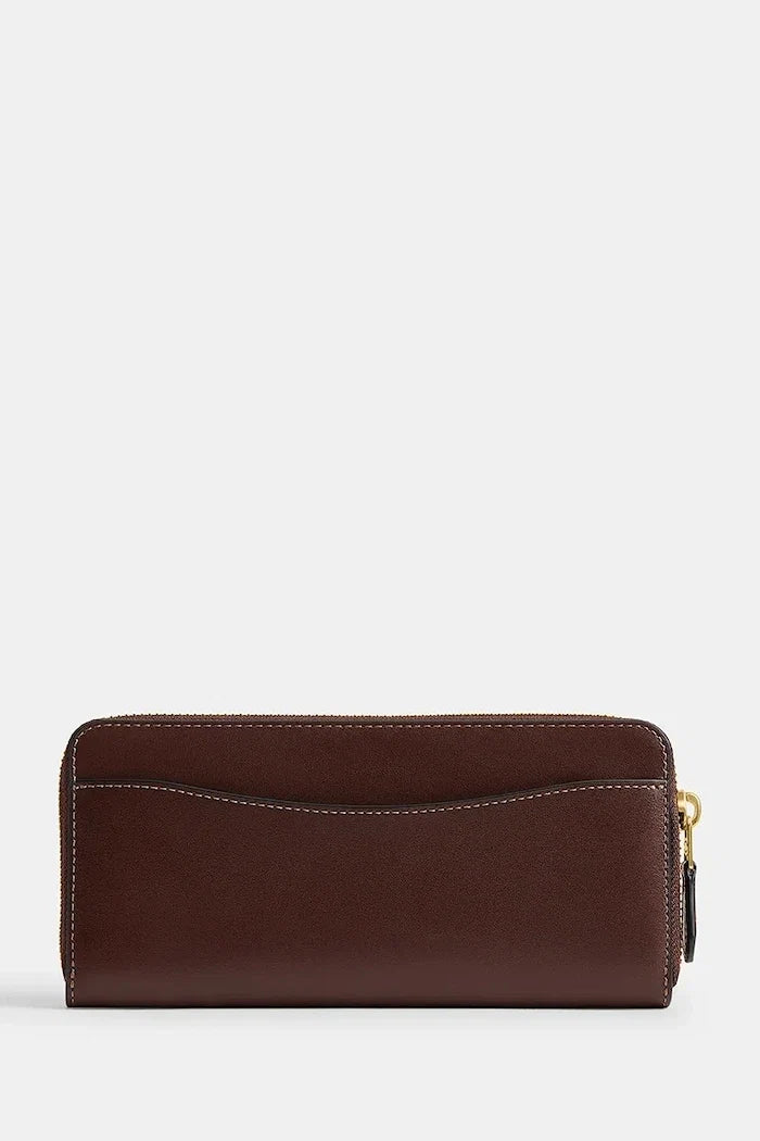 Coach kadın deri cüzdan Accordion Zip