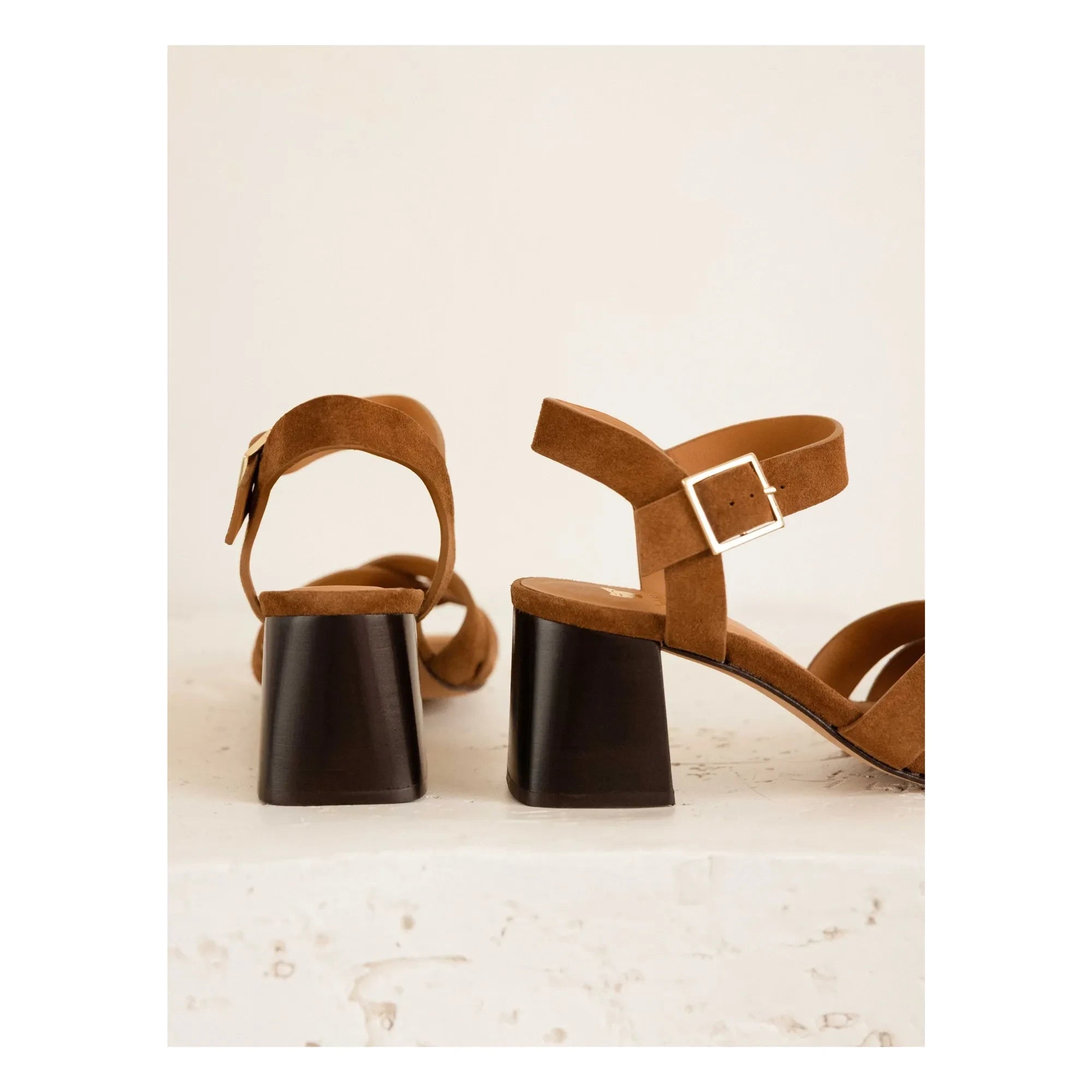 Bobbies - Esther Schweden Sandalen | Camel