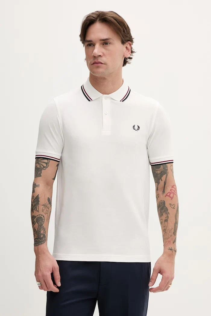Fred Perry Twin Tipped Shirt Yakalı Pamuklu Tişört
