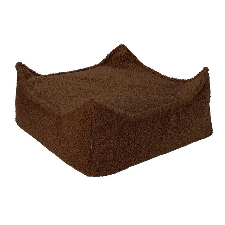 Wigiwama - Koyu Kahverengi Teddy Bear Puf