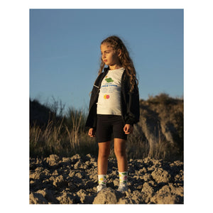 Mini Rodini – Space Tour T-Shirt aus Bio-Baumwolle | Ecru