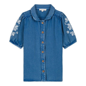 Louise Misha - Inala Organic Cotton Denim Dress | Denim