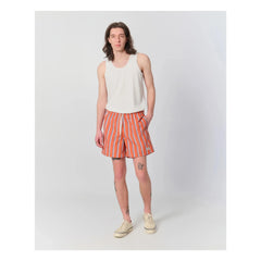 Bather – Gestreifte Badeshorts | Orange