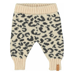 Piupiuchick - Leoparden-Wollleggings | Hellrosa