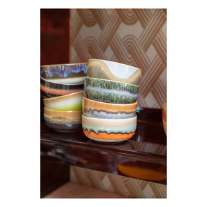HKliving - Taş seramik kase - 4'lü set