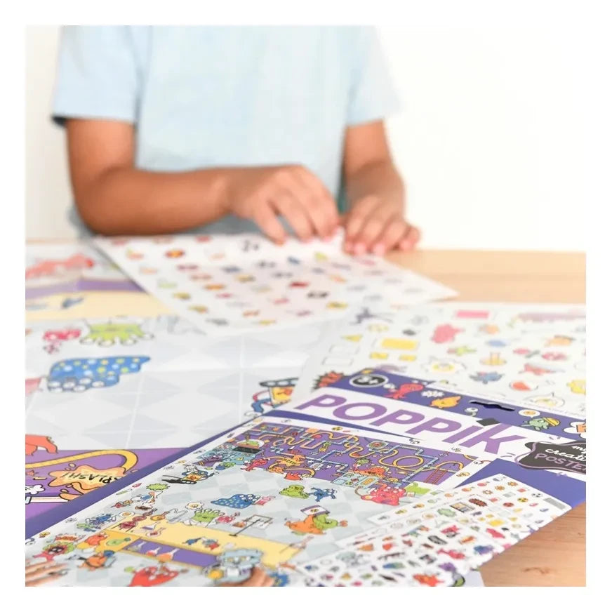 Poppik - Creative Labo en Folie Poster Çıkartmaları | Çok Renkli
