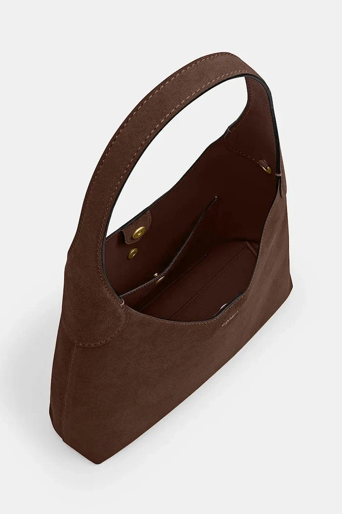 Coach Kadın Süet Brooklyn Shoulder Bag 28