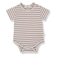1+ in the family - Body Eloi Striped | Taupe brown