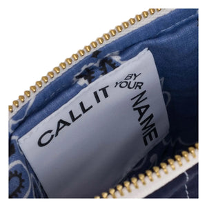 Call it by your name - Mini Fermuarlı Cepli Kapitone Kalp | Lacivert