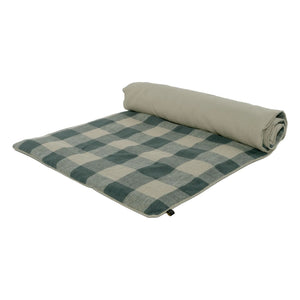 Haomy - Washed linen Palma duvet cover | Blue