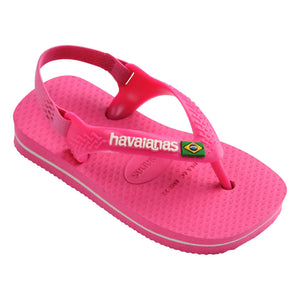 Havaianas - Baby Brasil Logo parmak arası terlik | Pembe