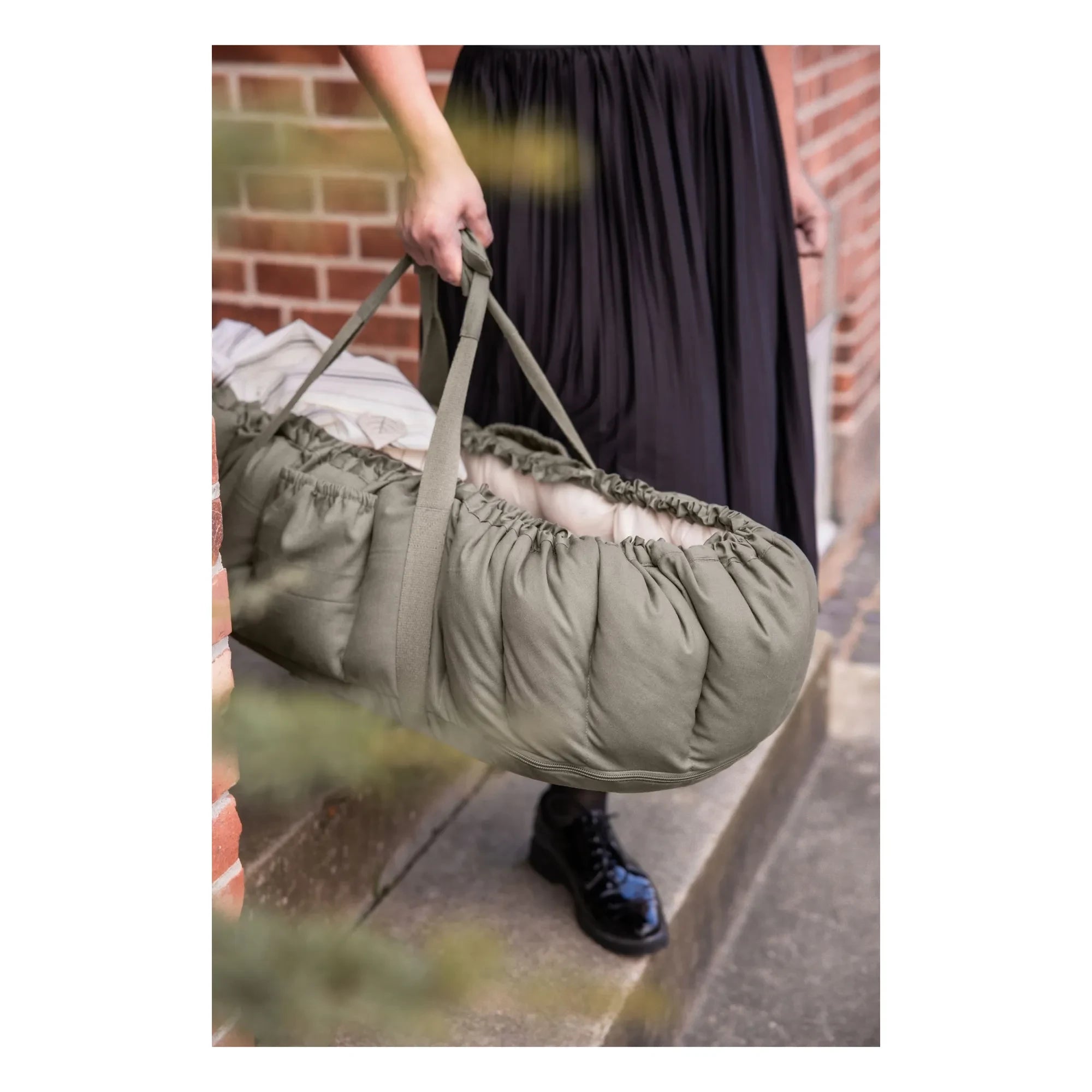 Sebra - 3-in-1 Babybett | Olive