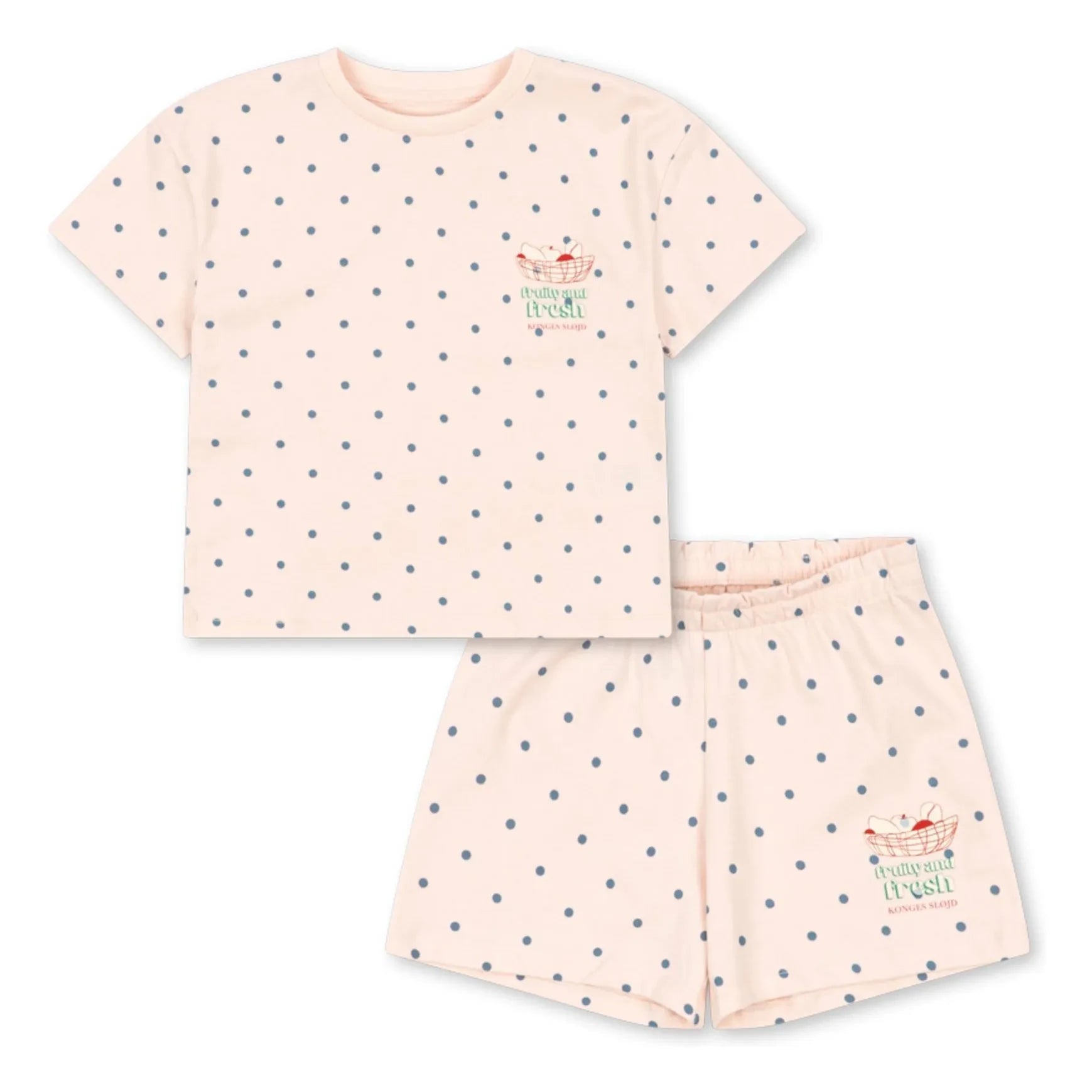 Konges Sløjd - T-Shirt und Shorts aus Bio-Baumwolle | Rosa