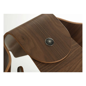 Vitra - Eames Elephant Hocker | Dunkles Holz