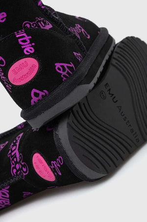 Çocuk süet botlar Emu Australia Barbie? Wallaby Print Lo