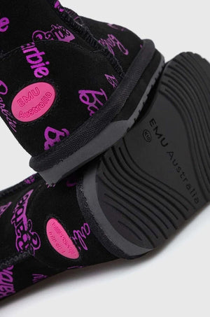Çocuk süet botlar Emu Australia Barbie? Wallaby Print Lo