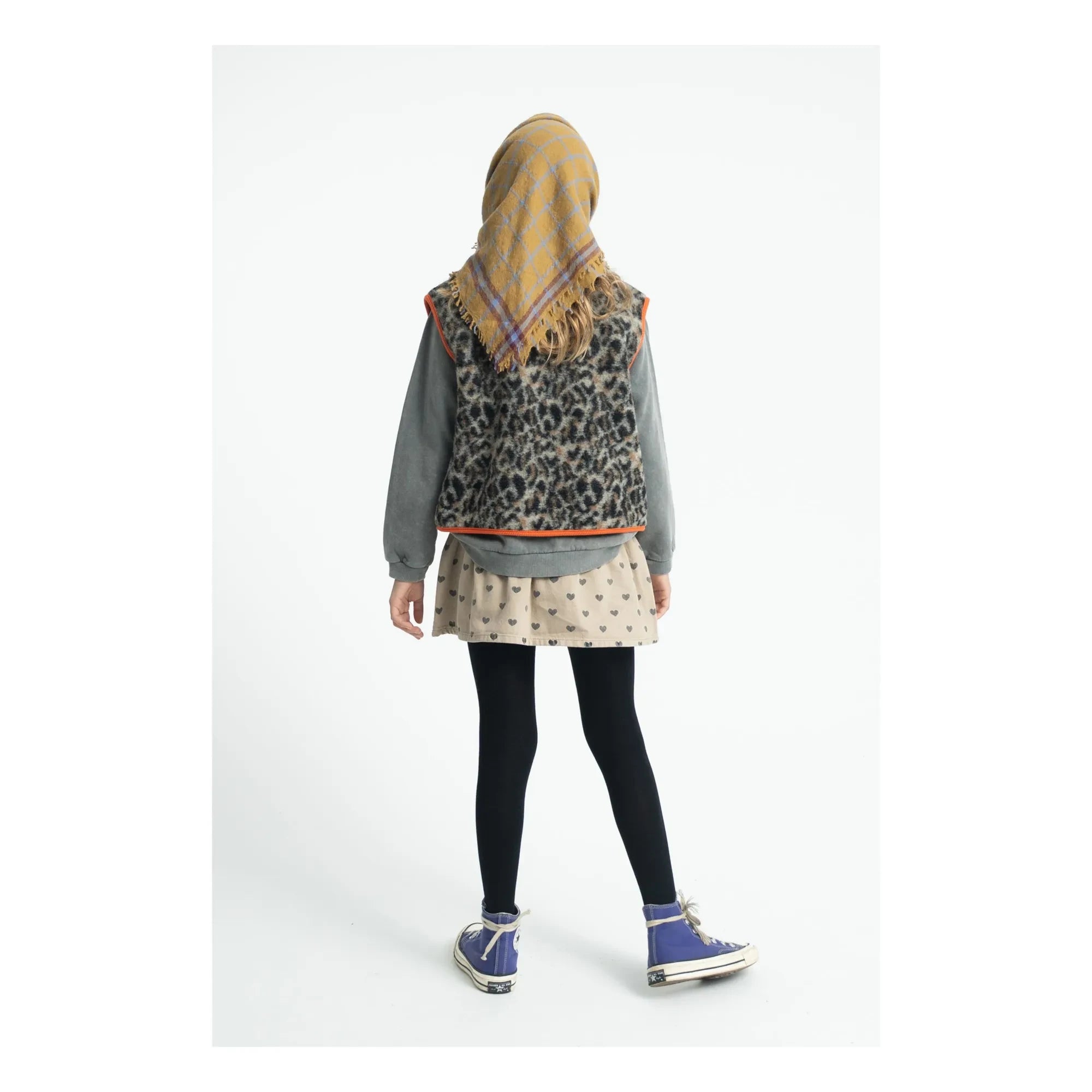 Piupiuchick - Leopar Sherpa Kolsuz Ceket | Bej