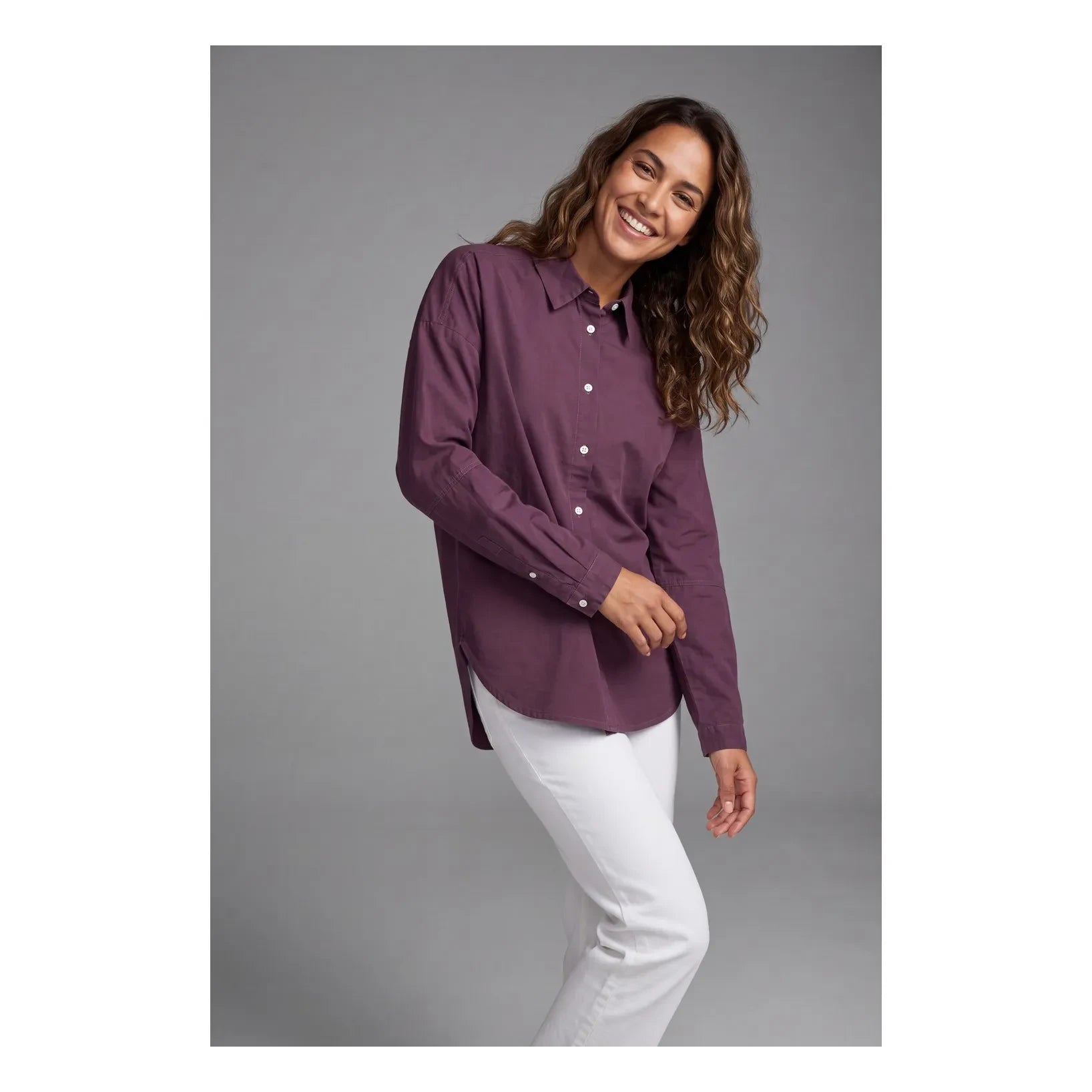 Hod - Ketty Poplin Shirt | Burgundy