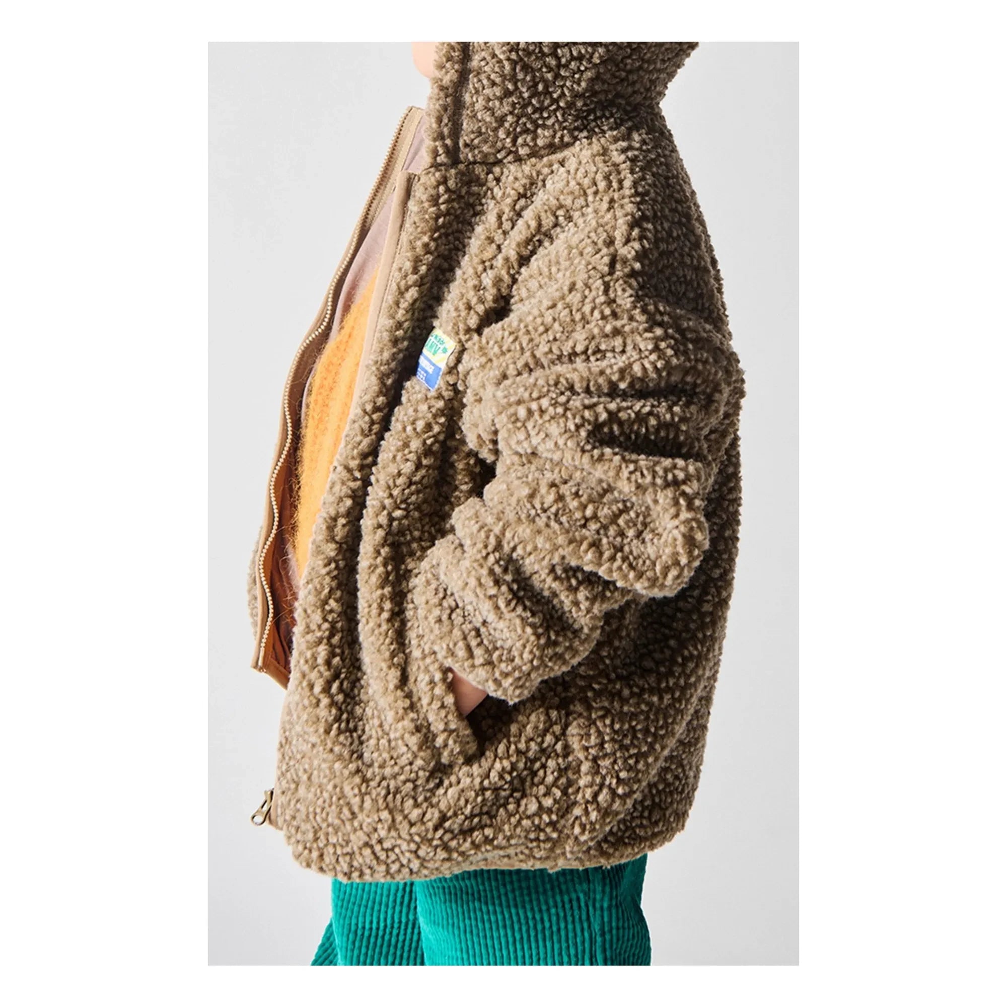 American Vintage - Hoktown Sherpa Kapuzenjacke | Kaffee
